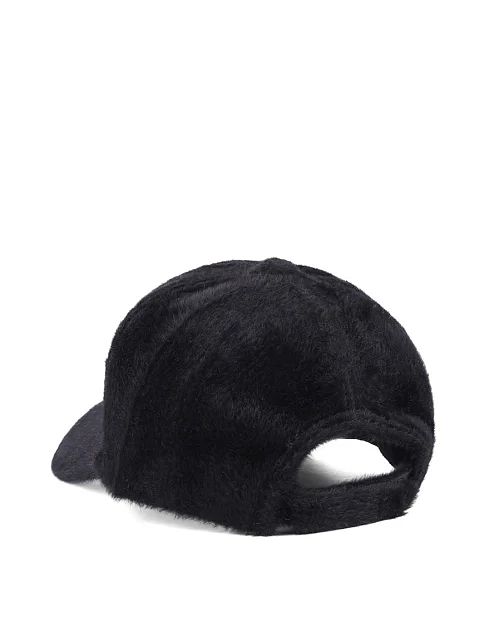 Кепка с мехом черная - фото 3 - Miraton