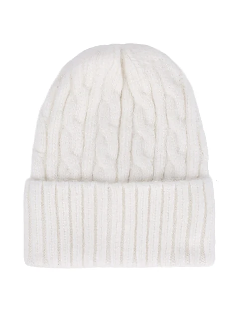 Шапка ангоровая белая - фото 1 - Miraton