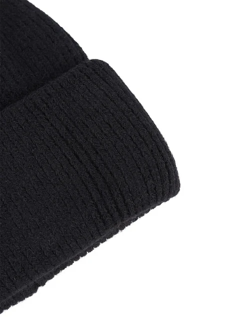 Шапка ангоровая черная - фото 2 - Miraton