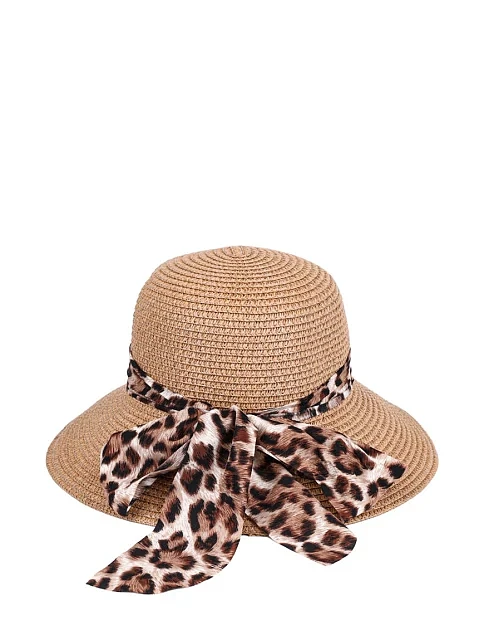 Шляпа из соломы кемел - фото 3 - Miraton