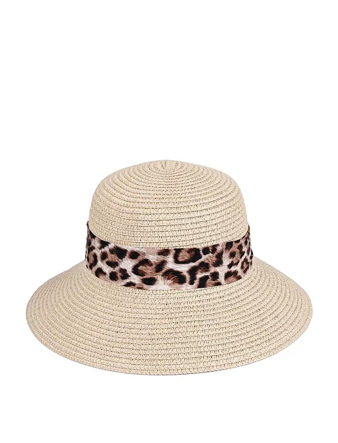 Шляпа из соломы молочная - фото 1 - Miraton