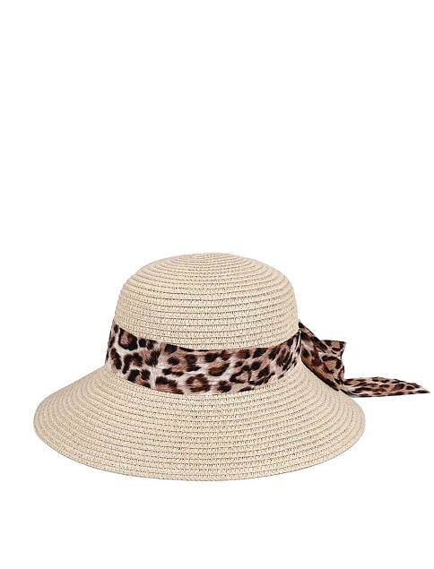 Шляпа из соломы молочная - фото 2 - Miraton