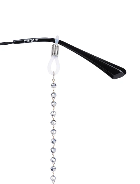 Ланцюжок для окулярів срібні намистини - фото 3 - Miraton