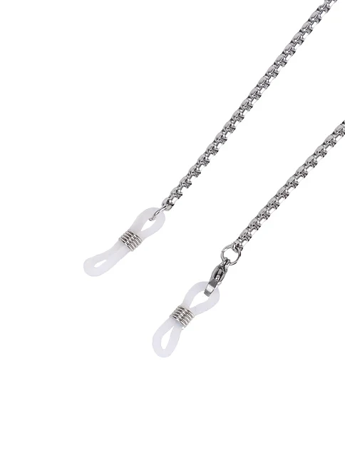 Ланцюжок для окулярів плетіння срібного кольору - фото 2 - Miraton