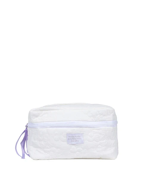 Косметичка тканинна молочна - фото 1 - Miraton