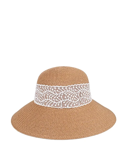 Шляпа из соломы кемел - фото 1 - Miraton