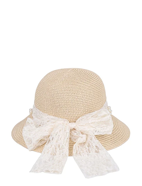Шляпа из соломы молочная - фото 3 - Miraton