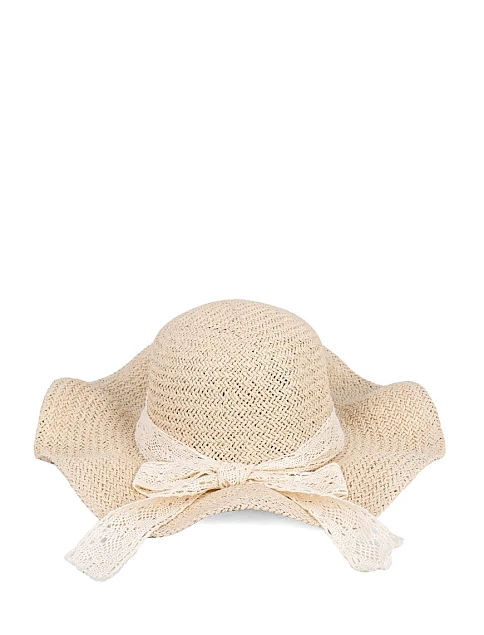 Шляпа из соломы молочная - фото 3 - Miraton