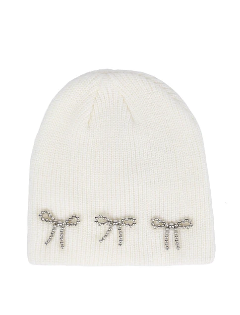 Шапка тканевая молочная - фото 1 - Miraton