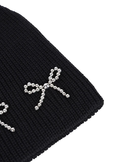 Шапка тканевая черная - фото 3 - Miraton