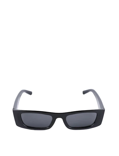 Солнцезащитные очки прямоугольные черные - фото 1 - Miraton