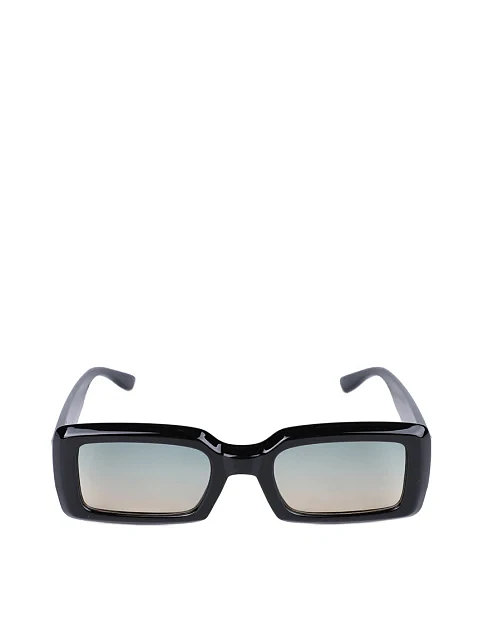 Солнцезащитные очки прямоугольные черные - фото 1 - Miraton