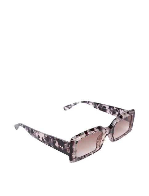 Солнцезащитные очки прямоугольные коричневые - фото 2 - Miraton