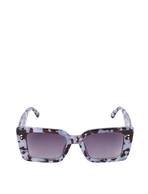 Солнцезащитные очки прямоугольные серые - фото 1 - Miraton