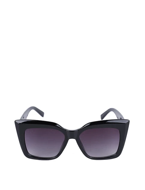 Сонцезахисні окуляри котяче око в чорній оправі - фото 1 - Miraton