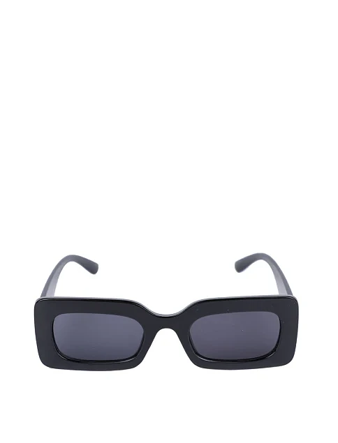 Солнцезащитные очки прямоугольные черные - фото 1 - Miraton