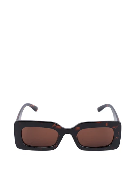 Солнцезащитные очки прямоугольные леопардовой оправе - фото 1 - Miraton