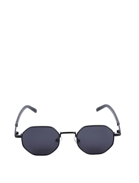 Сонцезахисні окуляри круглі чорні - фото 1 - Miraton