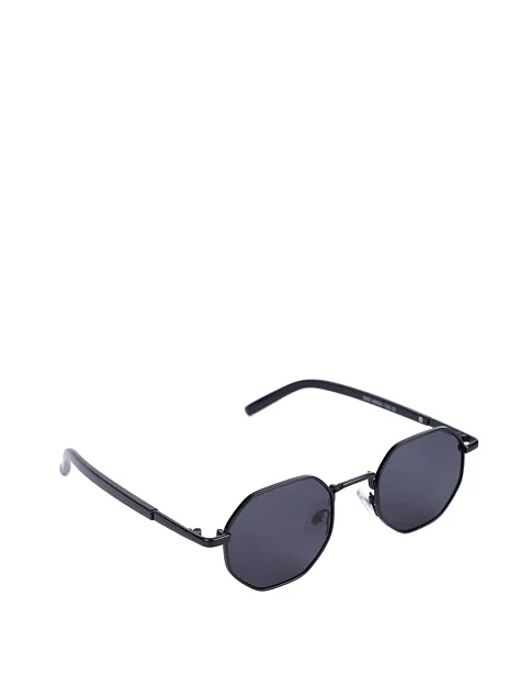 Сонцезахисні окуляри круглі чорні - фото 2 - Miraton