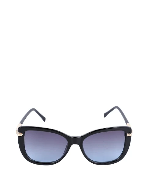 Солнцезащитные очки кошачий глаз черные - фото 1 - Miraton