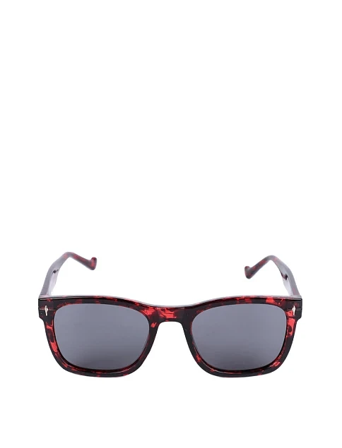 Солнцезащитные очки прямоугольные в леопардовой оправе - фото 1 - Miraton