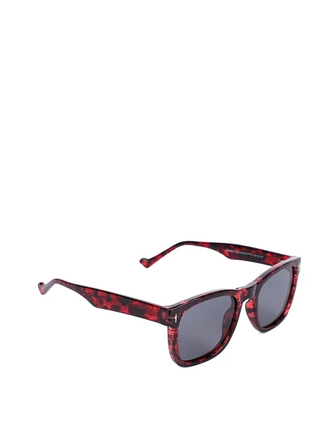 Солнцезащитные очки прямоугольные в леопардовой оправе - фото 2 - Miraton