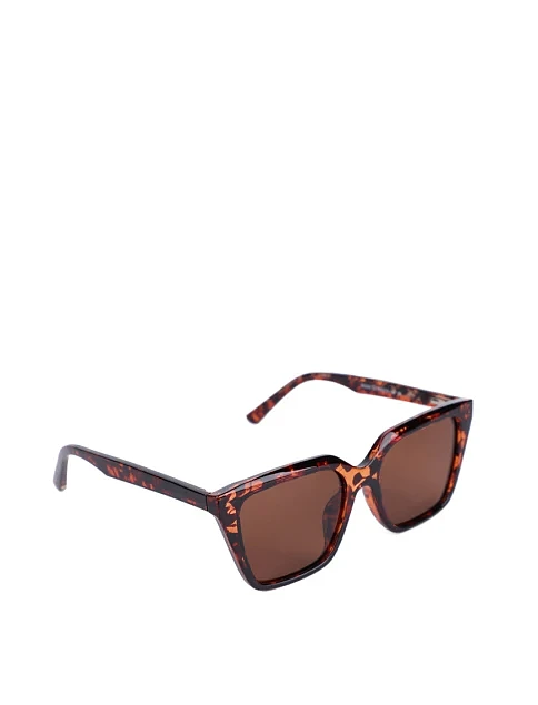 Солнцезащитные очки кошачий глаз коричневые - фото 2 - Miraton