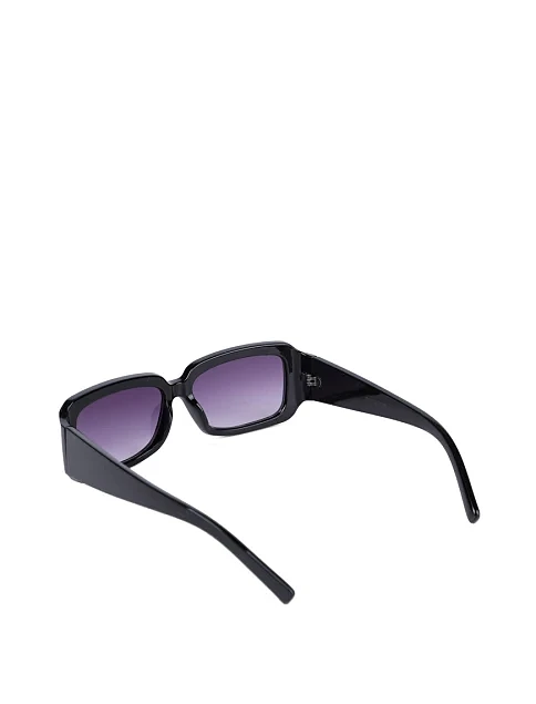 Солнцезащитные очки прямоугольные черные - фото 3 - Miraton