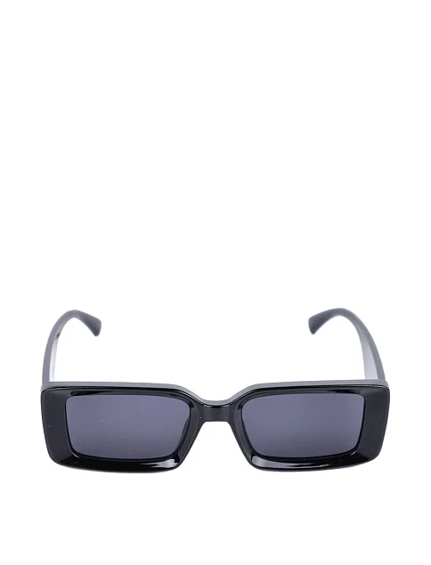 Солнцезащитные очки прямоугольные черные - фото 1 - Miraton