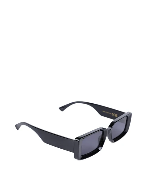 Солнцезащитные очки прямоугольные черные - фото 2 - Miraton