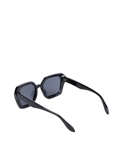 Солнцезащитные прямоугольные очки черные - фото 3 - Miraton