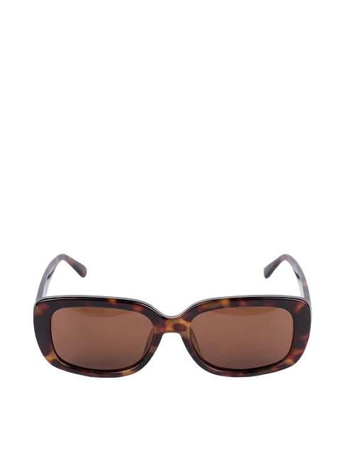 Солнцезащитные очки прямоугольные коричневые - фото 1 - Miraton