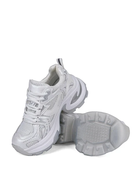 Женские кроссовки Attizzare из искусственной кожи белые - фото 2 - Miraton