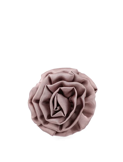 Брошь цветок тканевый бежевый - фото 1 - Miraton