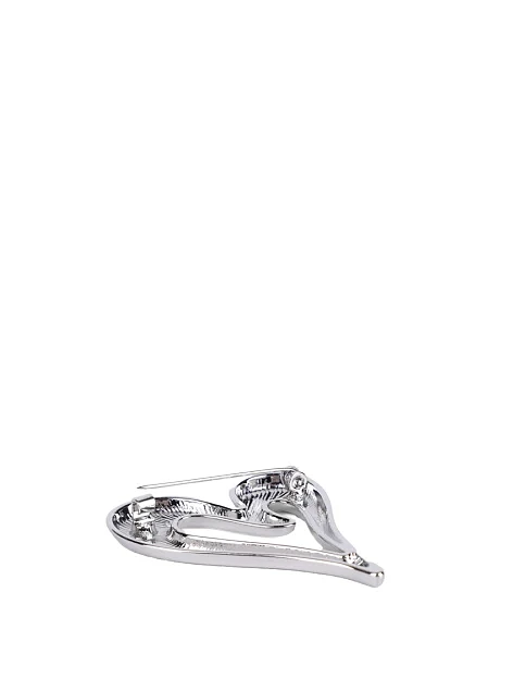 Брошь сердце металл в серебре - фото 2 - Miraton