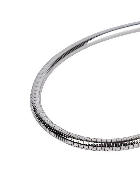 Чокер-джгут металевий срібло - фото 2 - Miraton