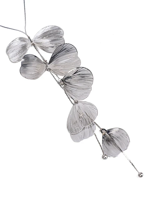 Кольє з підвіскою квіти в сріблі - фото 2 - Miraton