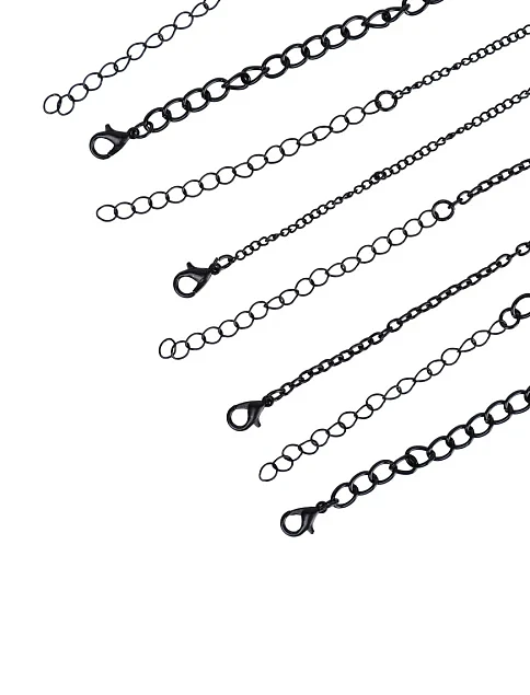 Намисто з багатошарового ланцюжка з хрестиком - фото 2 - Miraton