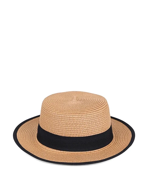 Шляпа из соломы кемел - фото 1 - Miraton