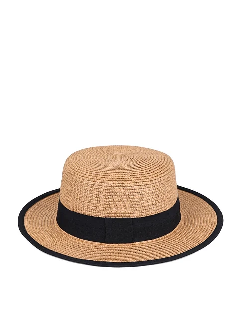 Шляпа из соломы кемел - фото 2 - Miraton