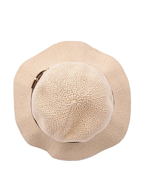 Шляпа из соломы молочная - фото 4 - Miraton