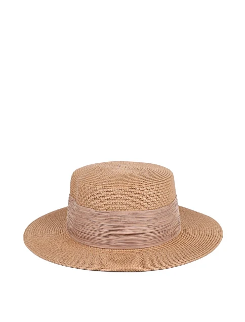 Шляпа из соломы кемел - фото 1 - Miraton