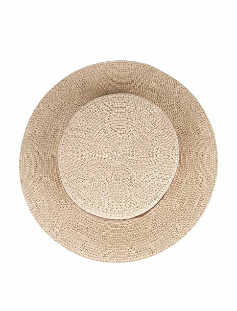 Шляпа из соломы молочная - фото 3 - Miraton