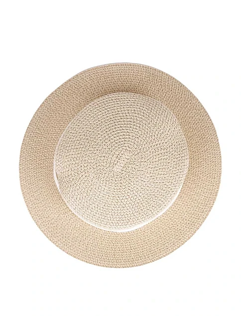 Шляпа из соломы молочная - фото 3 - Miraton