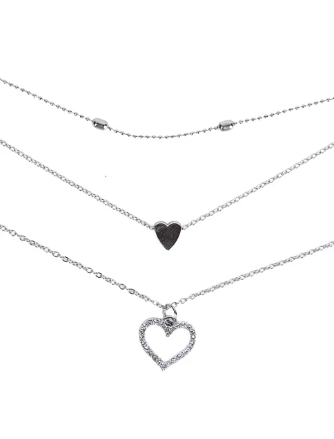 Жіночий браслет для ніг (анклет) з підвісками в сріблі - фото 2 - Miraton