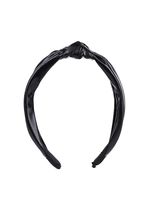 Широкий обуч з екошкіри чорний - фото 1 - Miraton