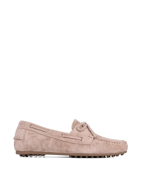 Женские мокасины Attizzare велюровые коричневые - фото 1 - Miraton