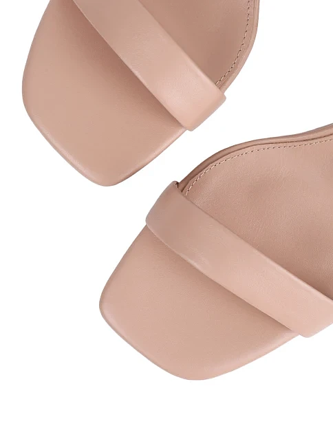 Женские босоножки Attizzare кожаные бежевые - фото 5 - Miraton