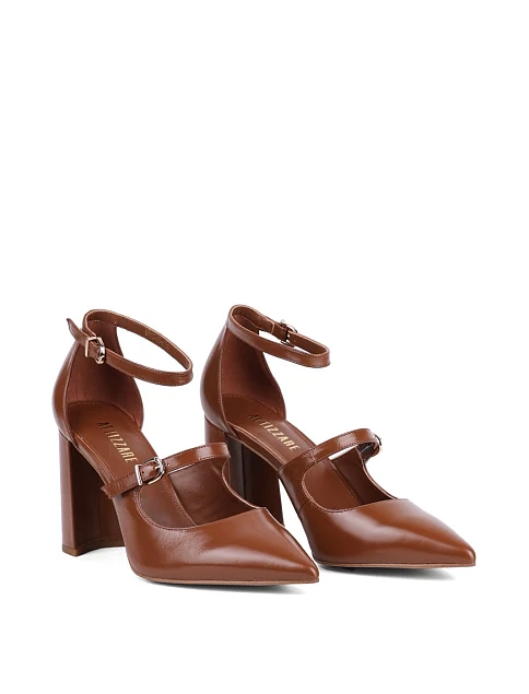 Женские туфли Attizzare лаковые бежевые - фото 3 - Miraton