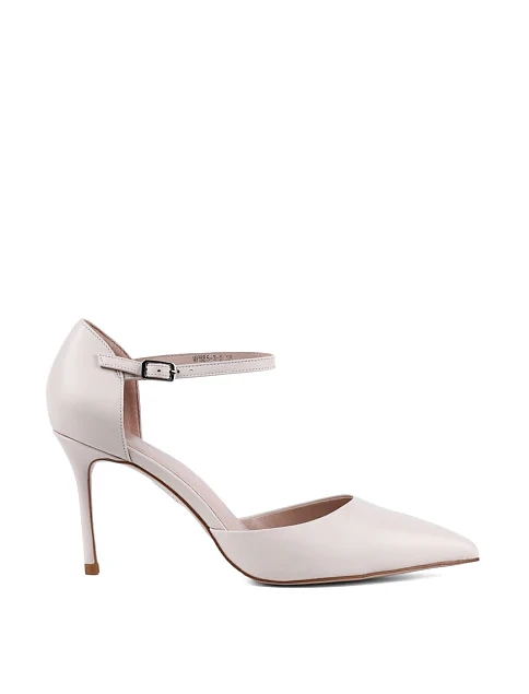 Женские туфли Mia May кожаные рисового цвета - фото 1 - Miraton